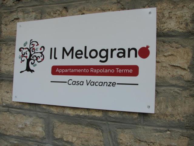 Appartamento Il Melograno Раполано-Терме Экстерьер фото